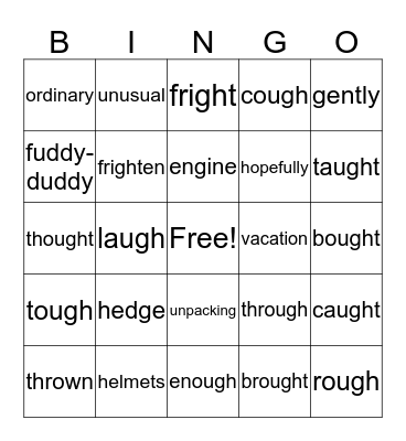 Hilda the Hen Who Wouldn't Give Up &The Dragon of an Ordinary Family Bingo Card