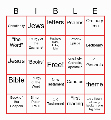 Review Bingo Card