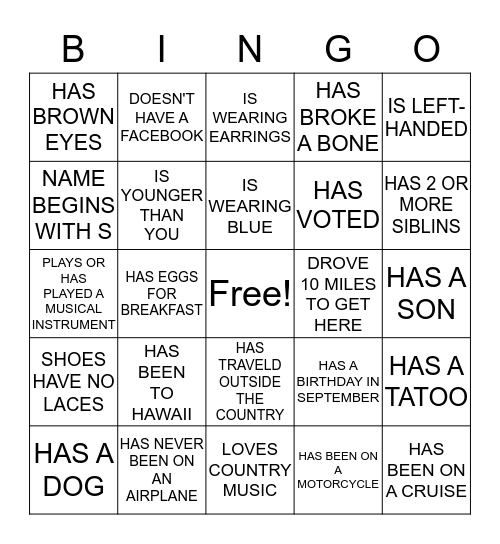 VERONICA'S BABY SHOWER Bingo Card