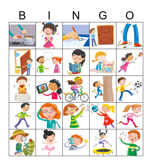 I can! Bingo Card