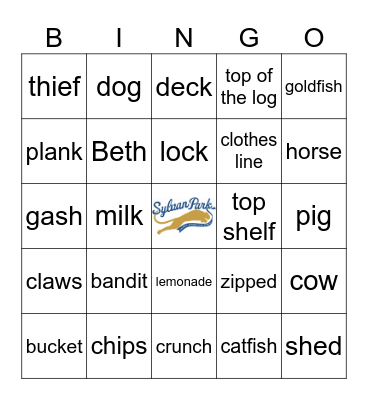 2nd Grade Bingo Card