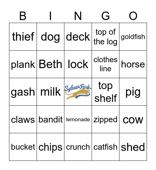 2nd Grade Bingo Card