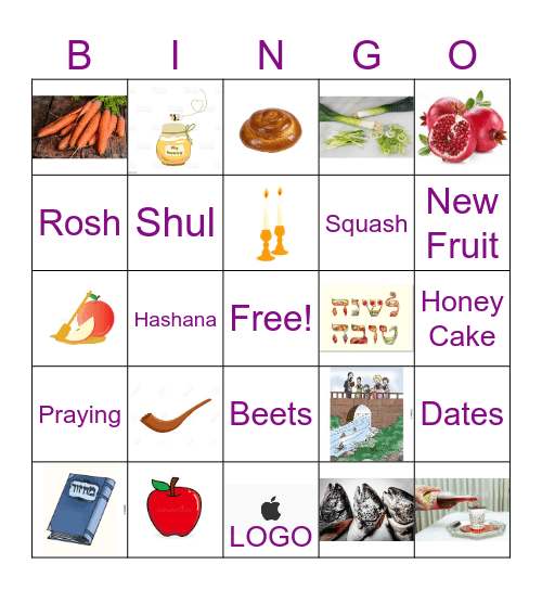 Rosh Hashana Bingo Card