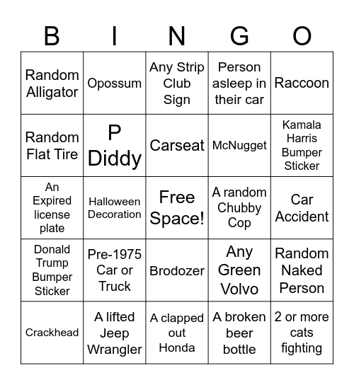 Commtow Bingo Card