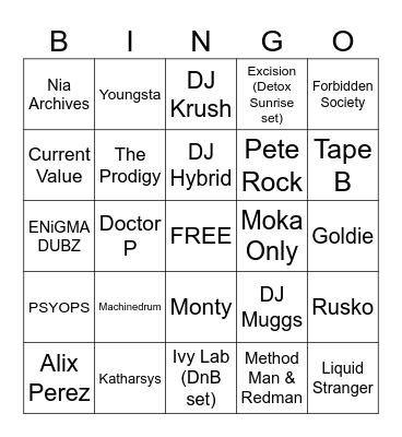 Shambhalingo Bingo Card