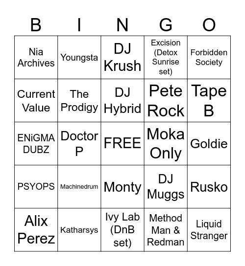 Shambhalingo Bingo Card