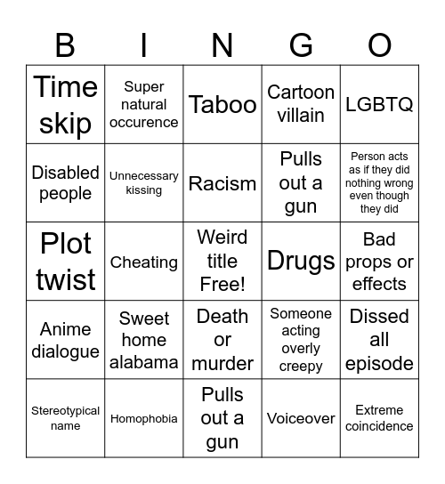 Tomorrows teachings Bingo Card