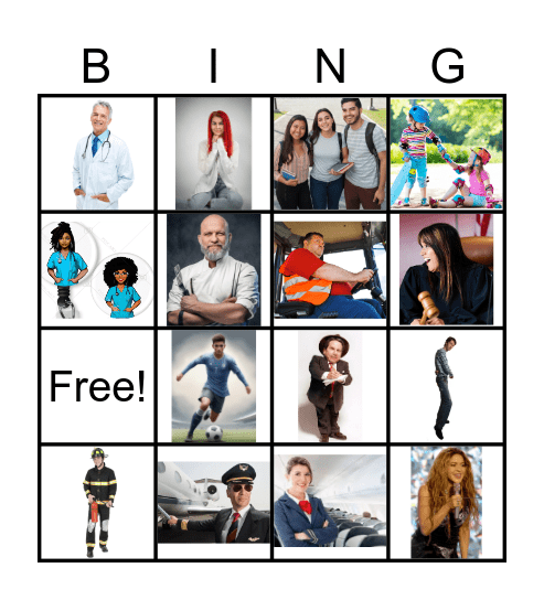 People Bingo Card