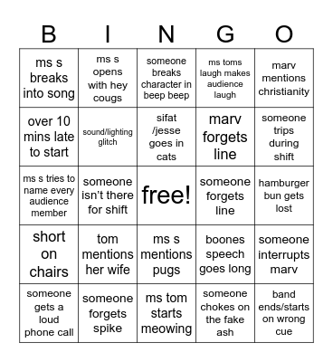 cnl 2024 bingo Card