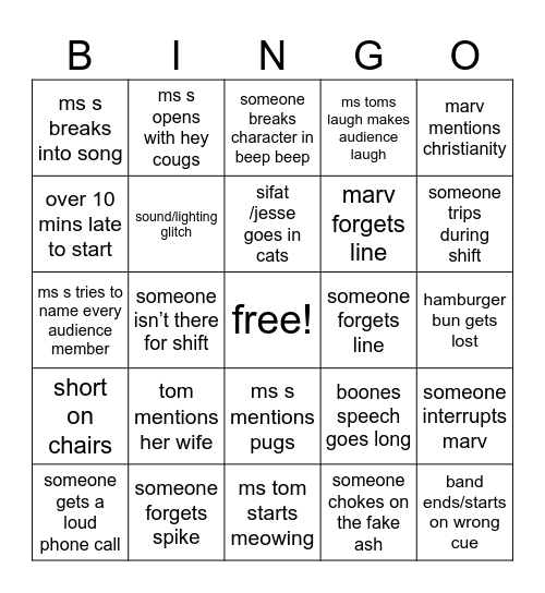 cnl 2024 bingo Card