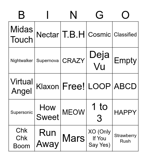 2024 Releases Bingo Card