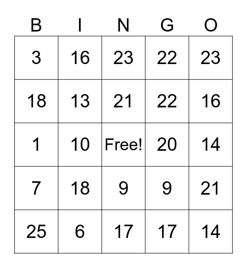 Anglo Singapore Leadership Camp Bingo Card