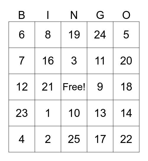 Anglo Singapore Leadership Camp Bingo Card