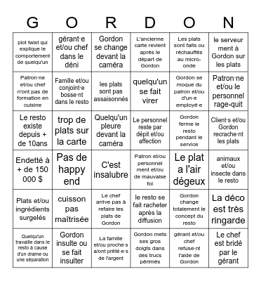 24H en Enfer (US) Bingo Card