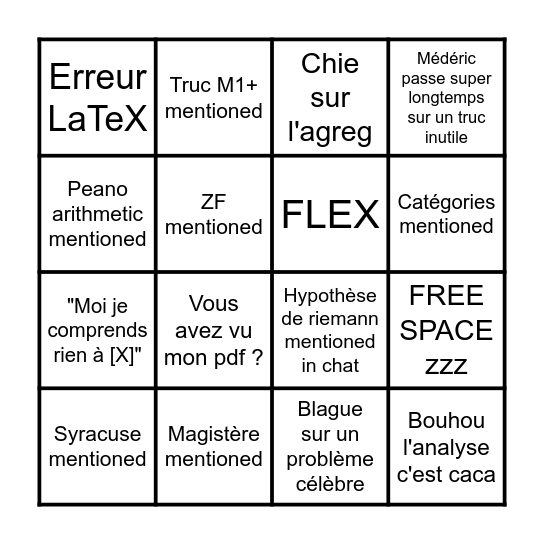 Médébingo Card