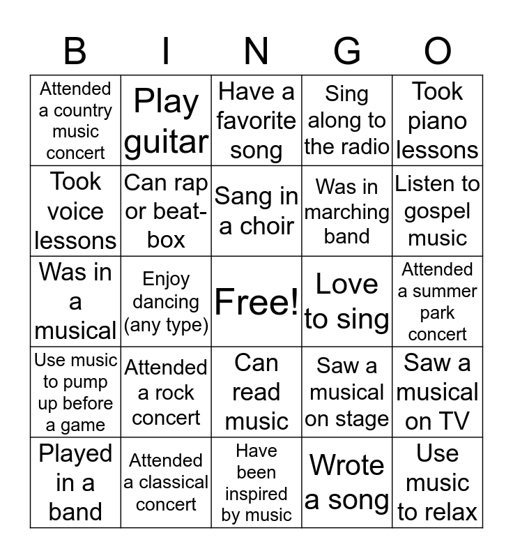 Bingo Musical Rítmico – Música Encriptada