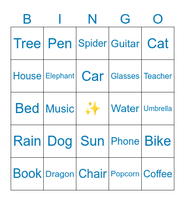 Teacher Help Me Vocabulary Bingo! Bingo Card