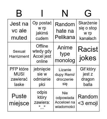 Amanda is the imposter Bingo Card