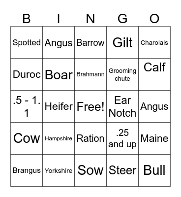Welcome Back Bingo Card