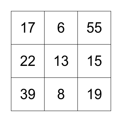 BINGO MUSICAL Bingo Card