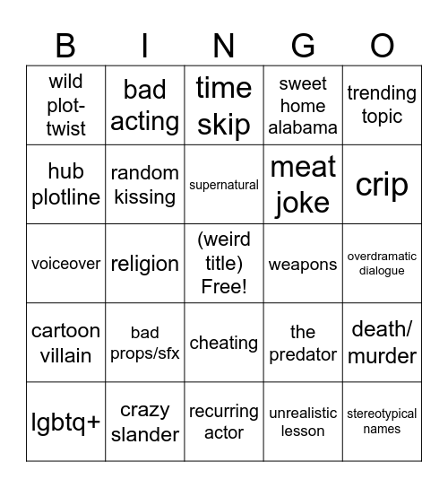 Tomorrow's Teaching Bingo Card