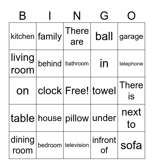 VA unit 4 Bingo Card