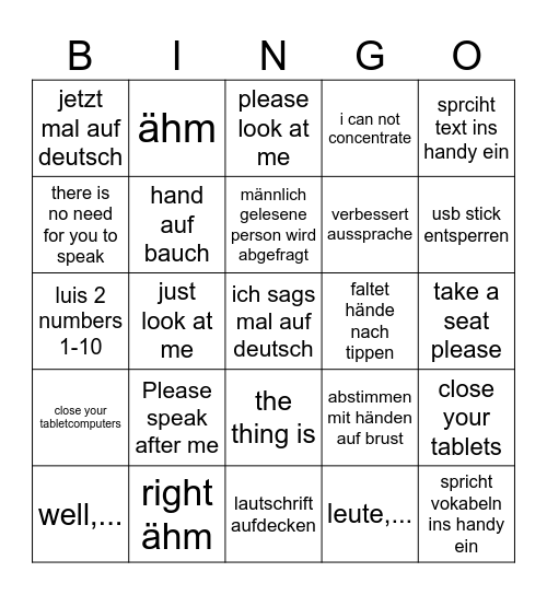Herr Rüth 1.10 Bingo Card