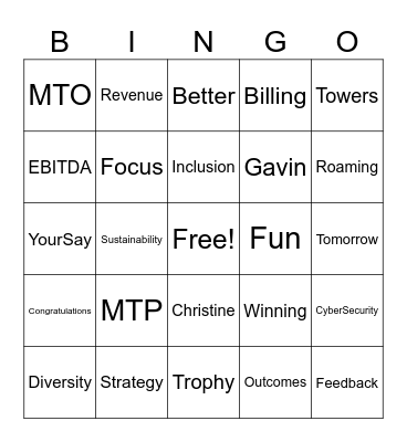 Wholesale Bingo Card