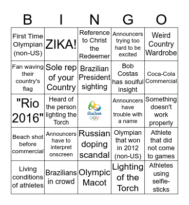 das Bingo Card