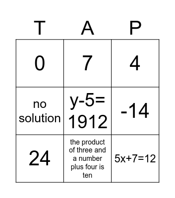 2.1-2.4 Review Bingo Card
