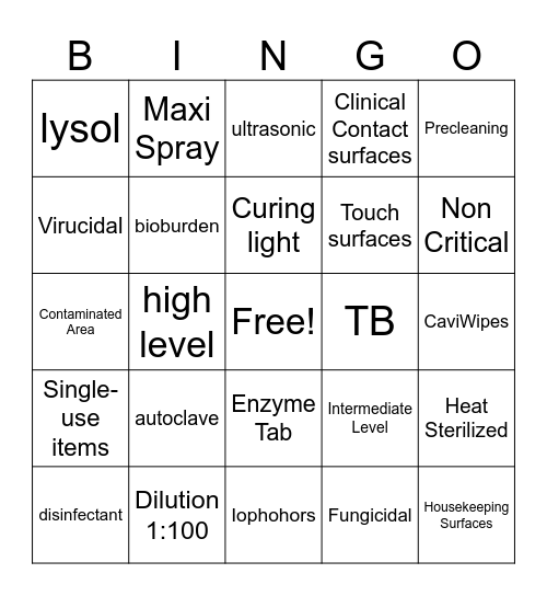 20/21 Bingo Card