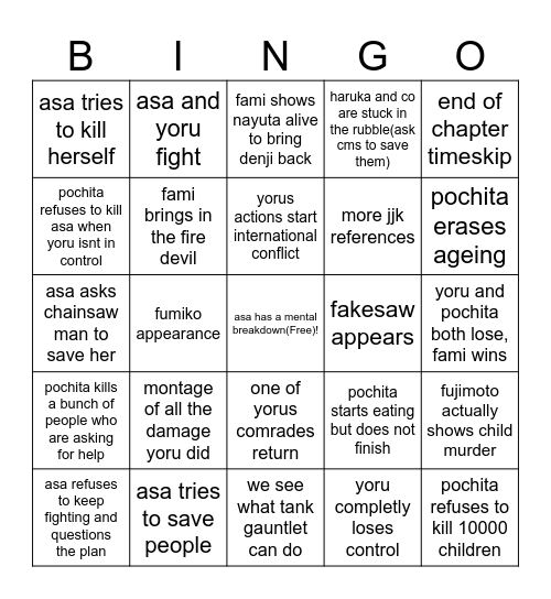 csm 179 bingo Card