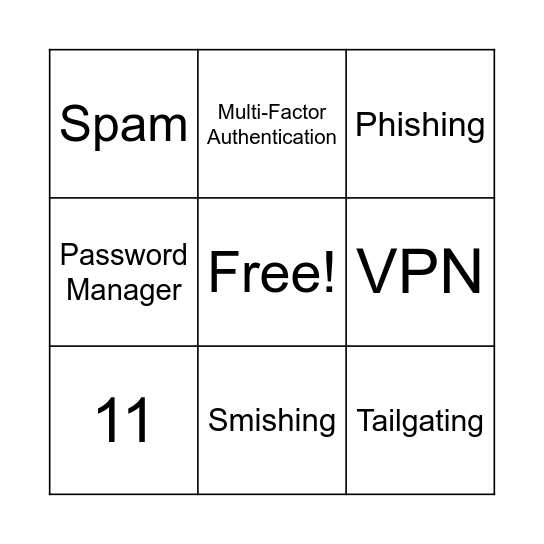 Wingo Bingo Card
