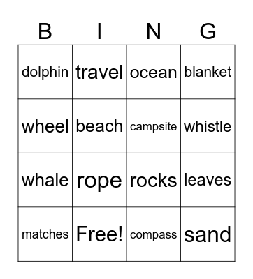 Spelling Bee Bingo! Bingo Card