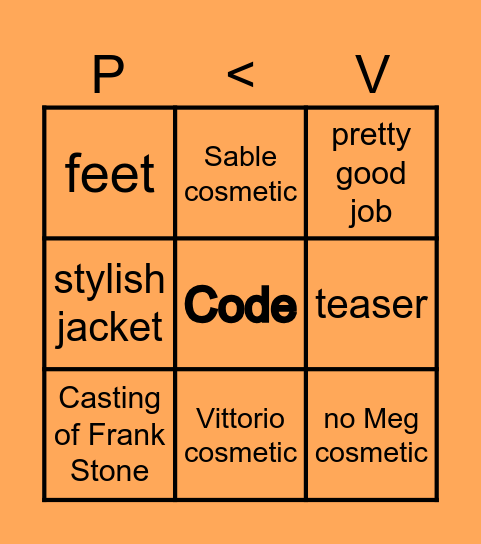 DBD Halloween Bingo Card 2024 Bingo Card