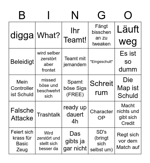 Simon BrawlBingo Card