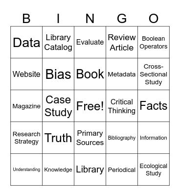 LR 111 Bingo Card