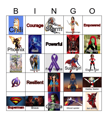 I AM EMPOWERED! Bingo Card
