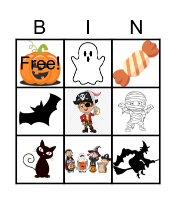 Halloween Bingo Card