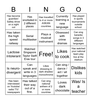 #IngmarriEsther Bingo Card