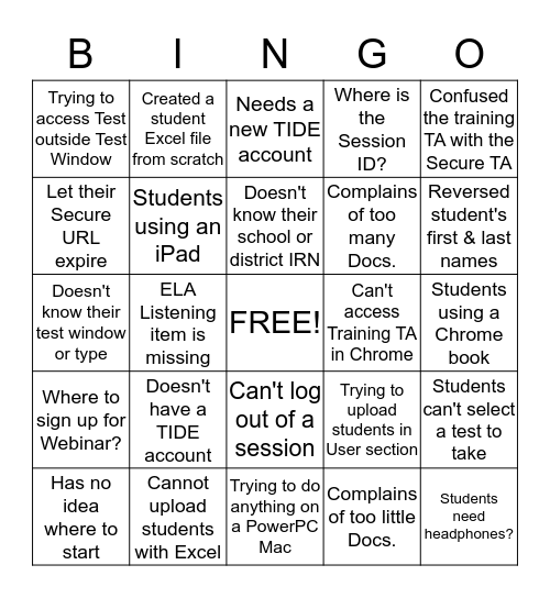 Smarter Bingo Card