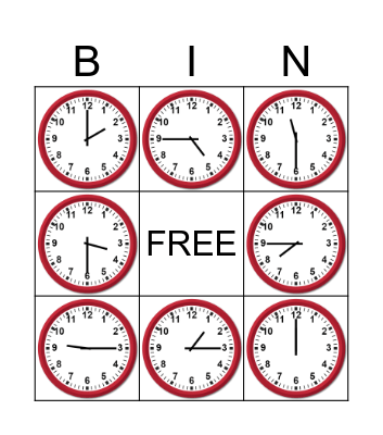BINGO TIME Bingo Card