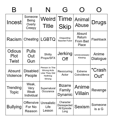 Tomorrow's Teachings Bingo Card