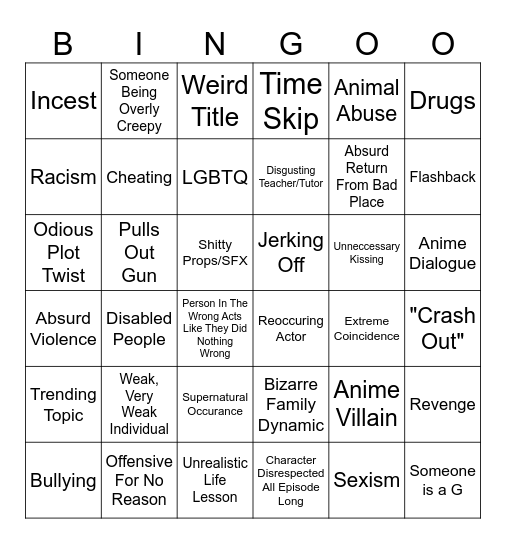Tomorrow's Teachings Bingo Card
