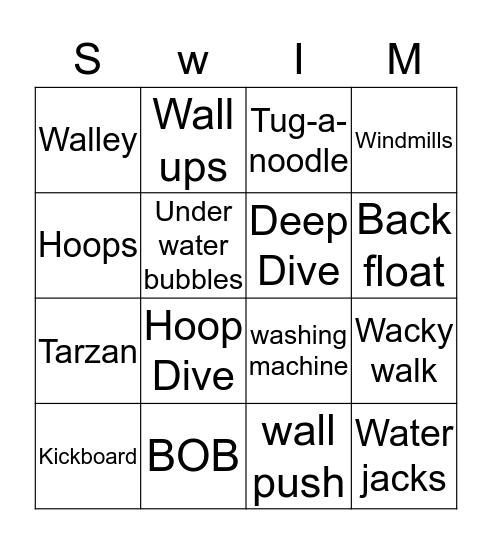 Dolphins Bingo Card