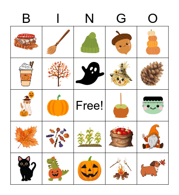Fall Bingo! Bingo Card