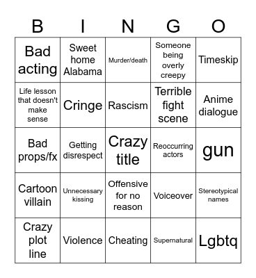 Tomorrow's teaching Bingo Card