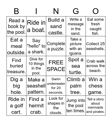 Belize Bingo Card