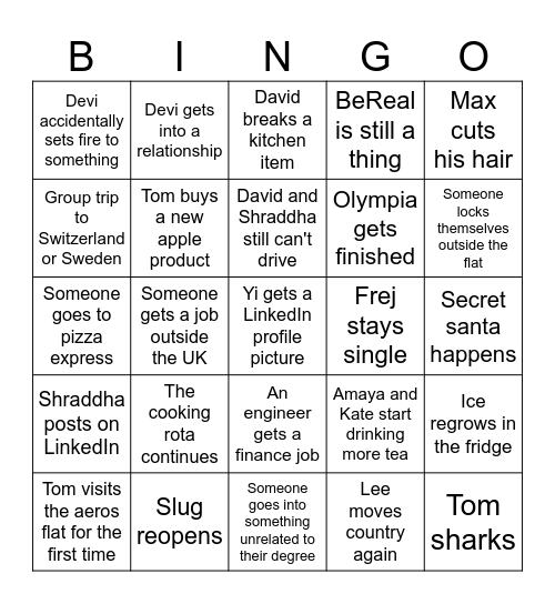 The Better Flat 24/25 Bingo Board Bingo Card