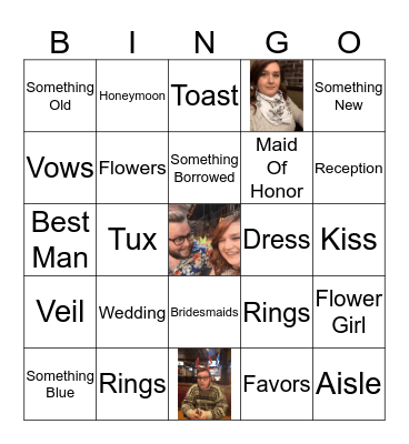 Wedding Shower Bingo  Bingo Card